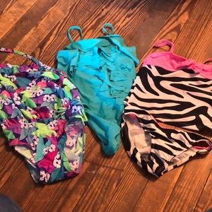 Bundle of three 5T bathing suits